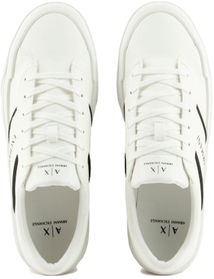 Armani Exchange Leather Low Top 'White' XUX165XV7581K488 Shop Armani Exchange Leather Low Top 'White' XUX165XV7581K488