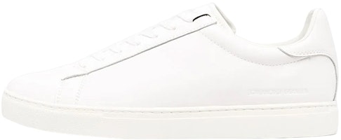 Armani Exchange Leather Low Top 'White Fashion' XUX001XV09300001 Armani Exchange Leather Low Top 'White Fashion' XUX001XV09300001