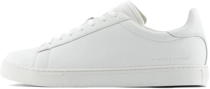 Armani Exchange 低帮皮革鞋 '白色时尚' XUX001XV09300001 Buy Armani Exchange 低帮皮革鞋 '白色时尚' XUX001XV09300001