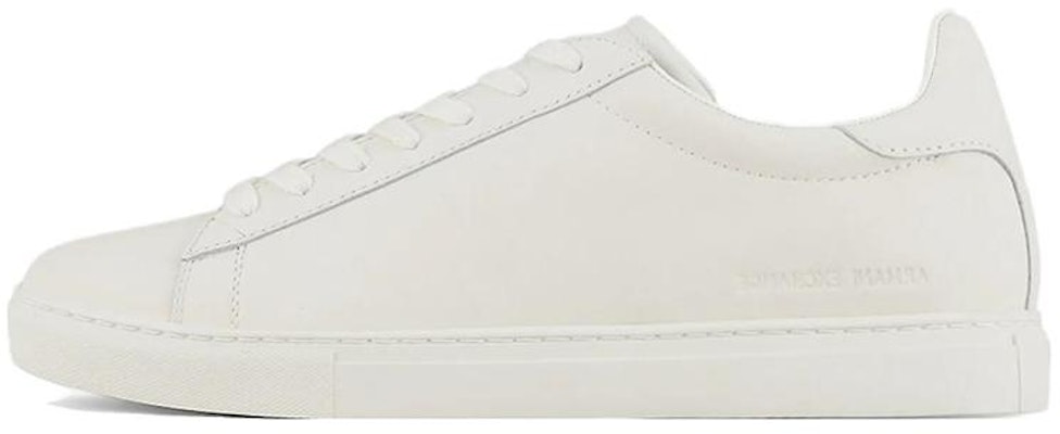 Armani Exchange Leather Low Top 'White Fashion' XUX001XV093100001 Buy Armani Exchange Leather Low Top 'White Fashion' XUX001XV093100001