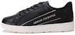 Sneaker Low-Top Kulit Armani Exchange 'Hitam' XUX082XV262N814