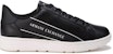 Sneaker Low-Top Kulit Armani Exchange 'Hitam' XUX082XV262N814