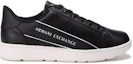 Order Sneaker Low-Top Kulit Armani Exchange 'Hitam' XUX082XV262N814