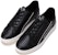 Sneaker Low-Top Kulit Armani Exchange 'Hitam' XUX082XV262N814