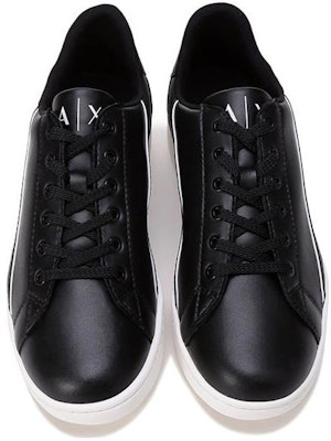 Armani Exchange Leather Low-Top Sneaker 'Black' XUX082XV262N814 Shop Armani Exchange Leather Low-Top Sneaker 'Black' XUX082XV262N814