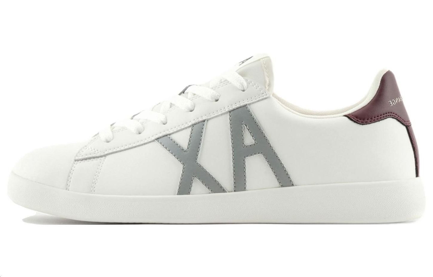 Armani Exchange Leather Low-Top Sneaker 'Off-White'