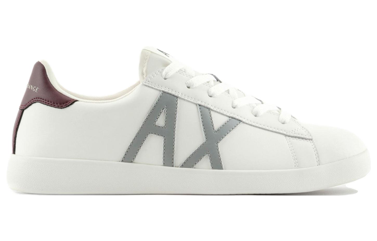 Armani Exchange Leather Low-Top Sneaker 'Off-White' 圖 2