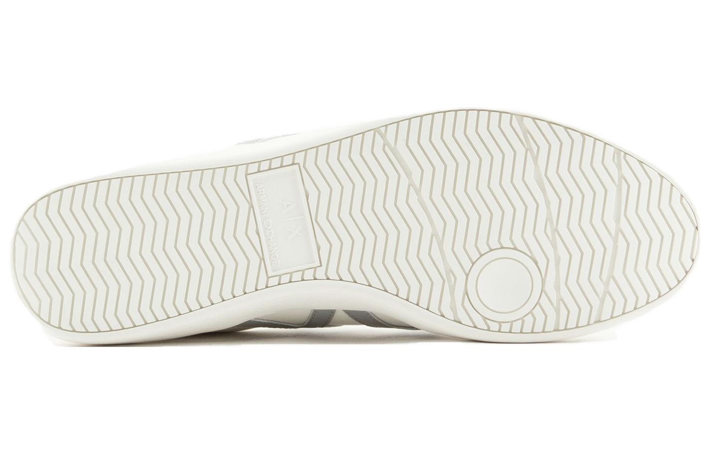 Armani Exchange Leather Low-Top Sneaker 'Off-White' 圖 6