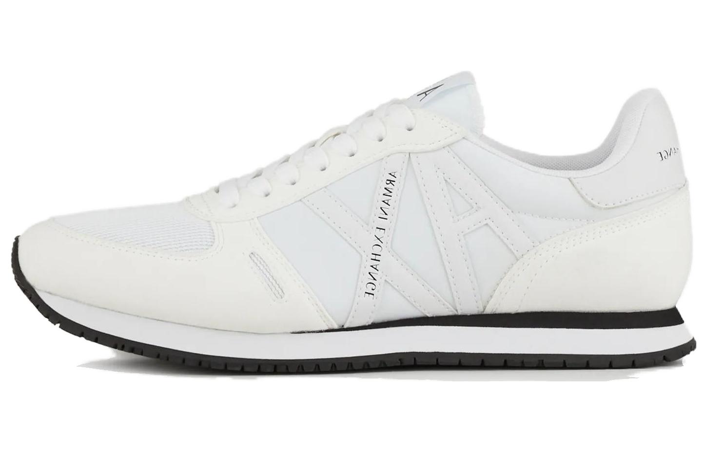 Armani Exchange Leather Nylon Mesh Low Top 'White' XUX017XCC68100152