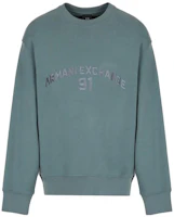 Armani Exchange Letter Print Crewneck Pullover Long-Sleeve Sweatshirt 3DZMLK-ZJ4XZ-11888 Armani Exchange Letter Print Crewneck Pullover Long-Sleeve Sweatshirt 3DZMLK-ZJ4XZ-11888