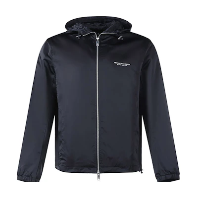 Armani Exchange Lightweight Hooded Jacket in Deep Navy Blue 8NZB50-ZNXYZ-1583