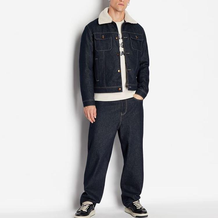 Lookbook Armani Exchange 印花標誌長袖圓領休閒衛衣 6RZMGA-ZJ4XZ-11993