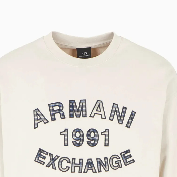 Details for Armani Exchange 印花標誌長袖圓領休閒衛衣 6RZMGA-ZJ4XZ-11993