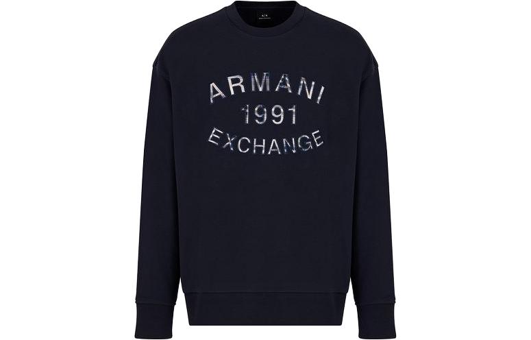 Cheap Armani Exchange 印花標誌長袖圓領休閒衛衣 6RZMGA-ZJ4XZ-11993