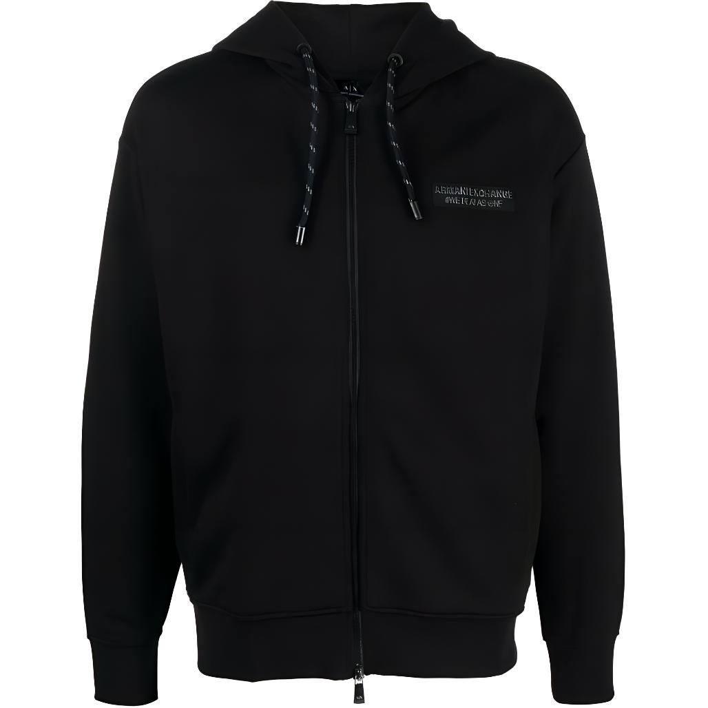 Armani Exchange Logo Print Zip-Up Casual Sweatshirt 6RZMHE-ZJDGZ-11200