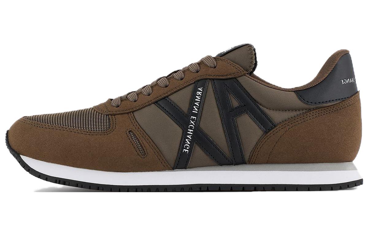 Armani Exchange Low-Top 'Brown Mesh' XUX017XCC681T046
