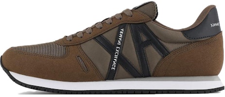 Armani Exchange Low-Top 'Brown Mesh' XUX017XCC681T046 Armani Exchange Low-Top 'Brown Mesh' XUX017XCC681T046