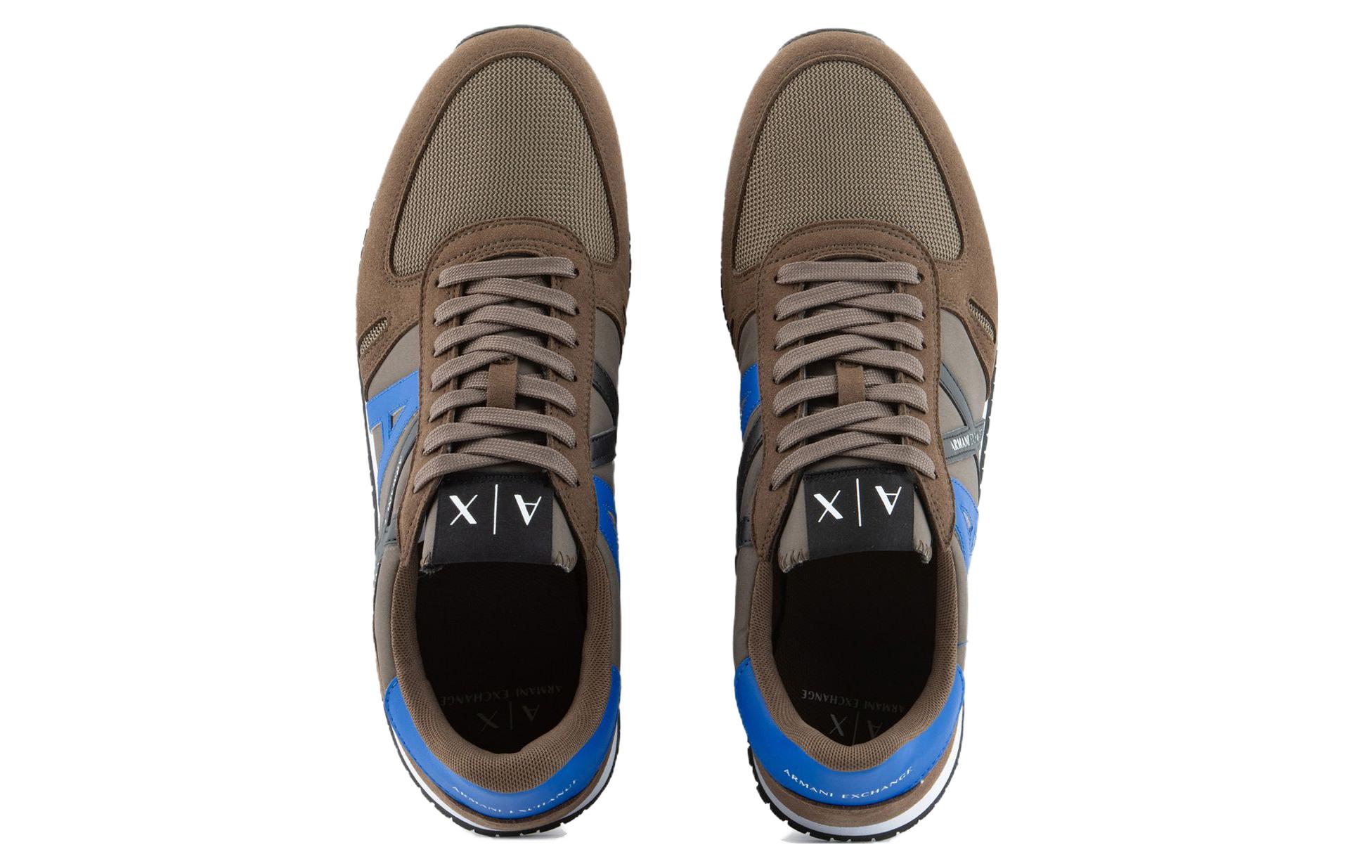 Lookbook アルマーニ・エクスチェンジ ローカット 'ブラウンメッシュ' XUX017XCC681T046 XUX017XCC681T046