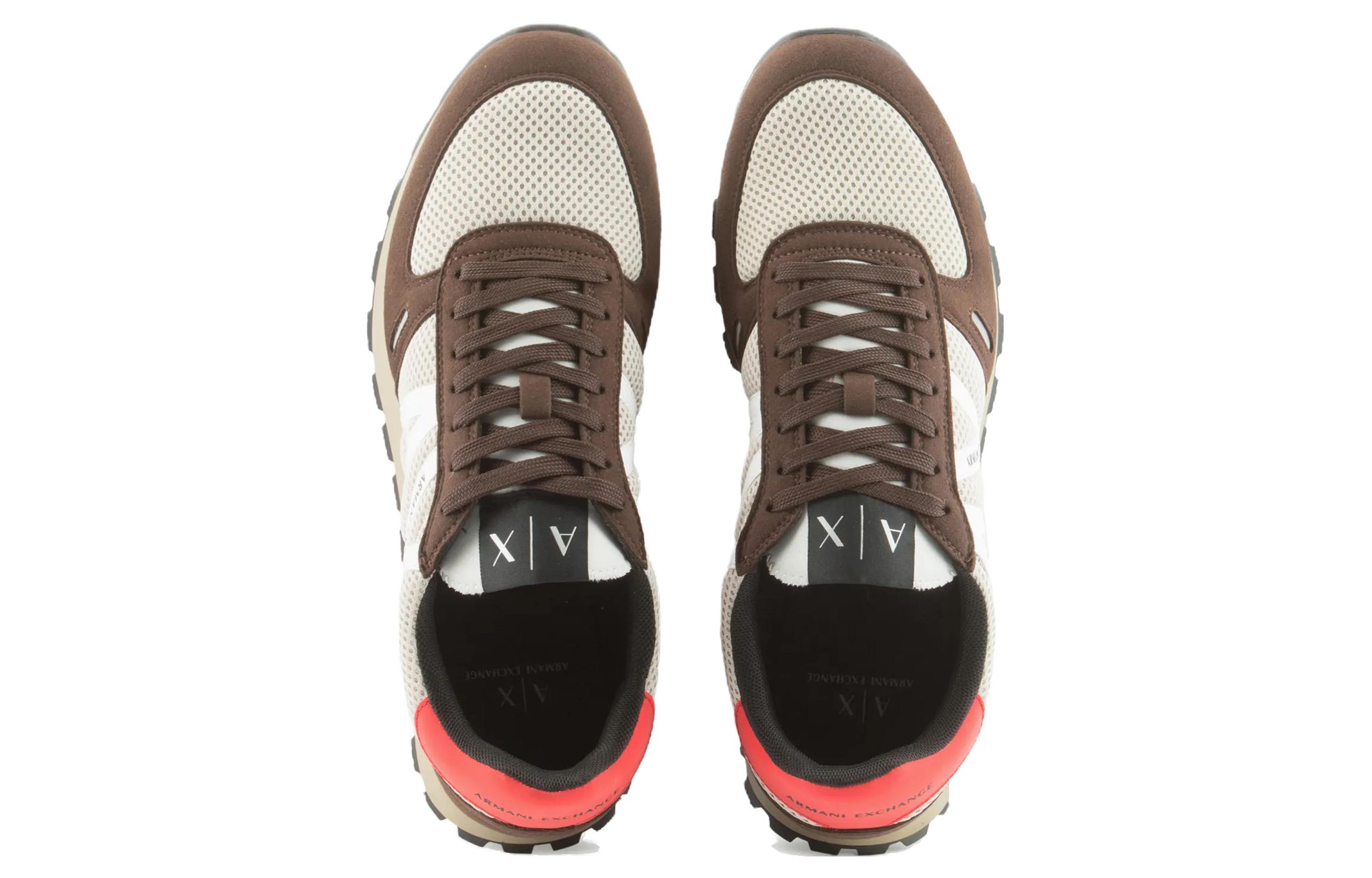 Armani Exchange Low-Top Lace-Up 'Brown' 圖 3