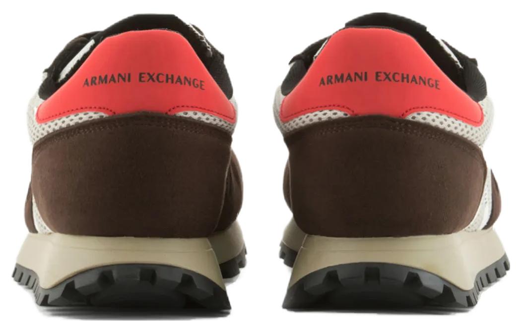 Armani Exchange Low-Top Lace-Up 'Brown' 圖 4