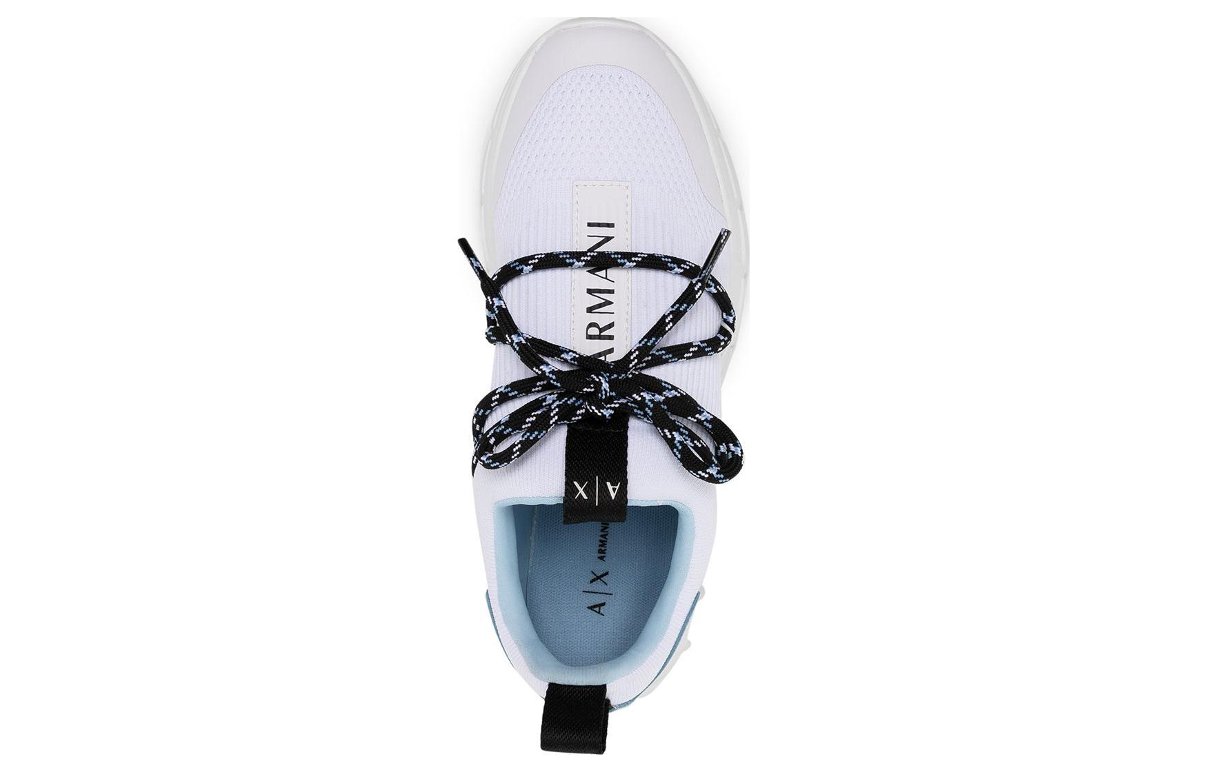 Armani Exchange Low-Top Lace-Up 'White' 圖 3