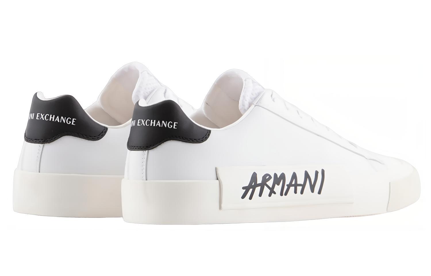 Armani Exchange Low-Top Lace-Up 'White Logo' 圖 4