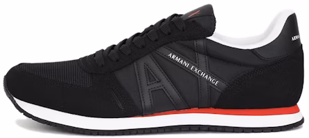Armani Exchange Low-Top Mesh Sneakers 'Black' XUX017XCC6800002 Armani Exchange Low-Top Mesh Sneakers 'Black' XUX017XCC6800002