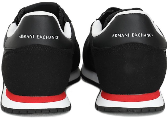 Armani Exchange Low-Top Mesh Sneakers 'Black' XUX017XCC6800002 Lookbook Armani Exchange Low-Top Mesh Sneakers 'Black' XUX017XCC6800002