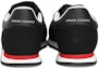 Lookbook Armani Exchange Kasut Low-Top Mesh 'Hitam' XUX017XCC6800002