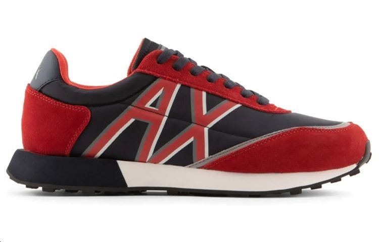 Armani Exchange Low-Top Sneaker 'Black Red' 圖 2