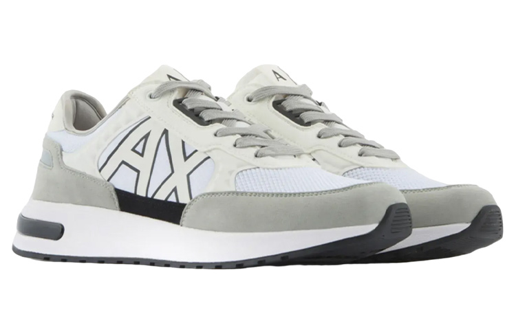 Armani Exchange Low-Top Sneaker 'Grey White' 圖 3