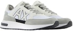 Lookbook Armani Exchange Sepatu Sneaker Rendah 'Abu Putih' XUX090XV2761M211