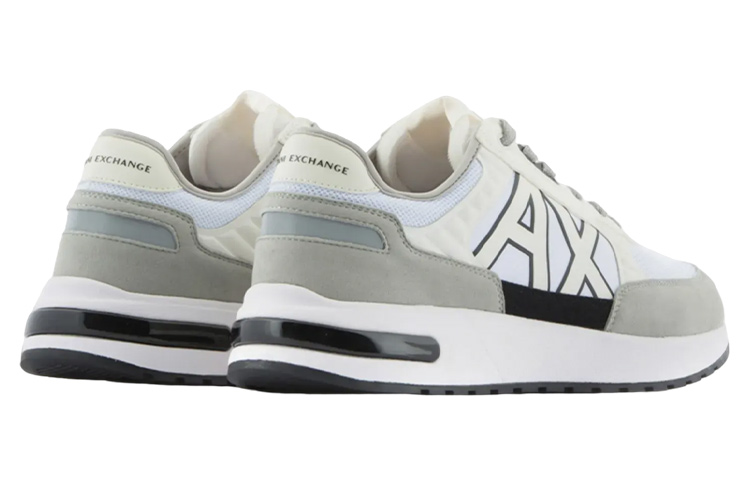 Armani Exchange Low-Top Sneaker 'Grey White' 圖 4
