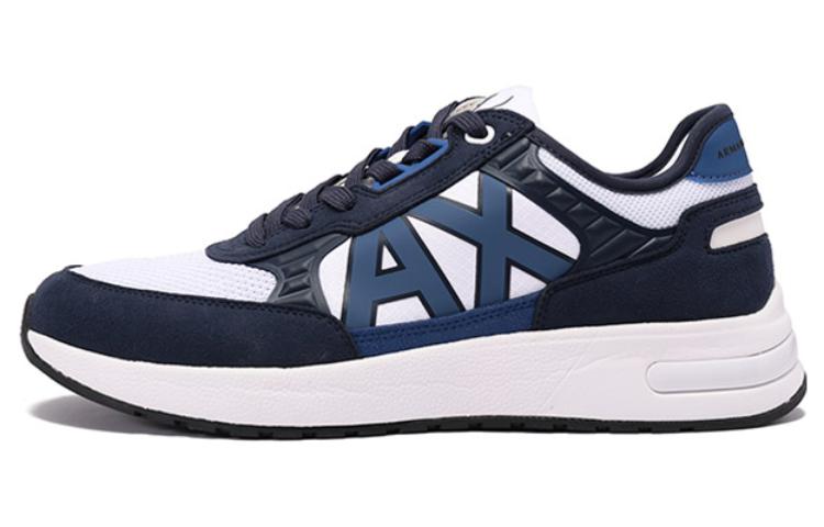 Armani Exchange Low-Top Sneaker 'White Navy Blue' XUX090XV276S563