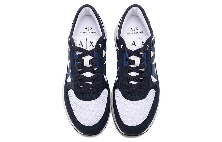 Purchase Armani Exchange Lage Sneakers ''Wit Donkerblauw'' XUX090XV276S563