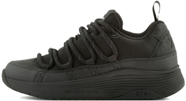 Armani Exchange Low-Top Sneakers 'Black Mesh Round-Toe Lace-Up' XUX186XV773100002 Armani Exchange Low-Top Sneakers 'Black Mesh Round-Toe Lace-Up' XUX186XV773100002