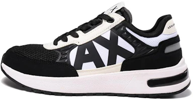 Armani Exchange Low-Top Sneakers 'Black Patch Logo' XUX090XV276M212 Armani Exchange Low-Top Sneakers 'Black Patch Logo' XUX090XV276M212
