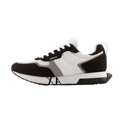 Armani Exchange Low-Top Sneakers 'Black White'
