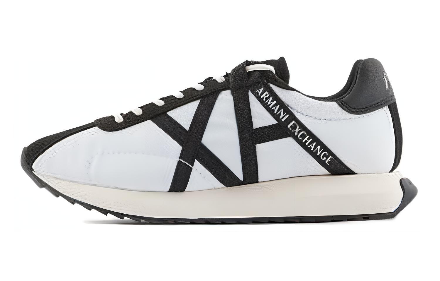 Buy ARMANI EXCHANGE阿瑪尼 系帶 低筒 運動休閒鞋 男款 白色