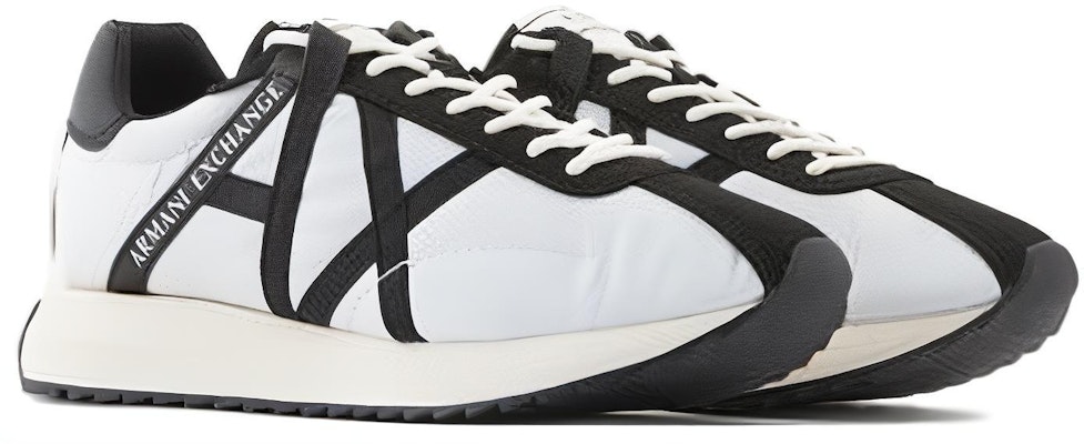 阿玛尼交流白色低帮运动鞋 XUX150XV6081N480 Order 阿玛尼交流白色低帮运动鞋 XUX150XV6081N480