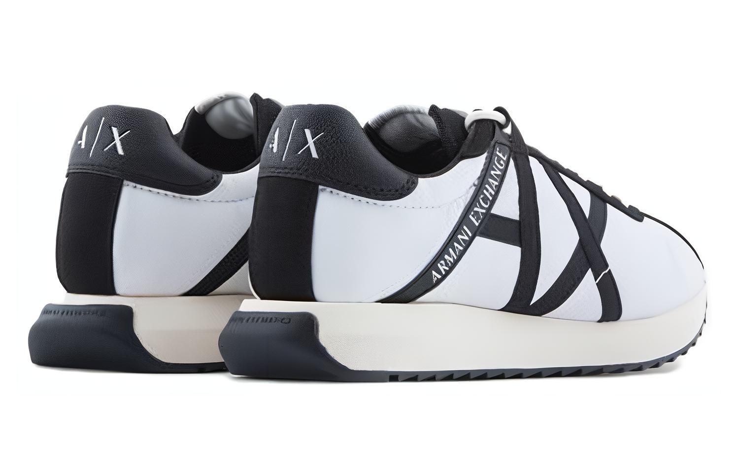 Lookbook ARMANI EXCHANGE阿瑪尼 系帶 低筒 運動休閒鞋 男款 白色