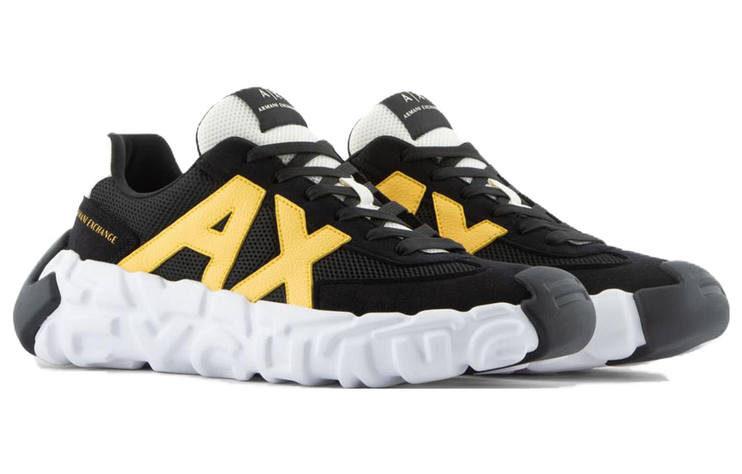 Order アルマーニ エクスチェンジ ロー 'ブラック' XUX153XV6111K571 XUX153XV6111K571