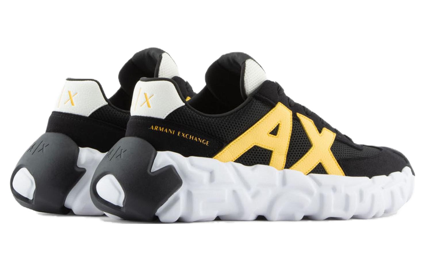 Lookbook アルマーニ エクスチェンジ ロー 'ブラック' XUX153XV6111K571 XUX153XV6111K571