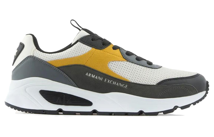Armani Exchange Low 'Grey White Yellow' 圖 2