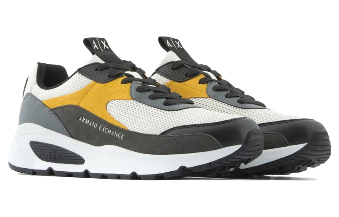 Armani Exchange Low 'Grey White Yellow' 圖 3