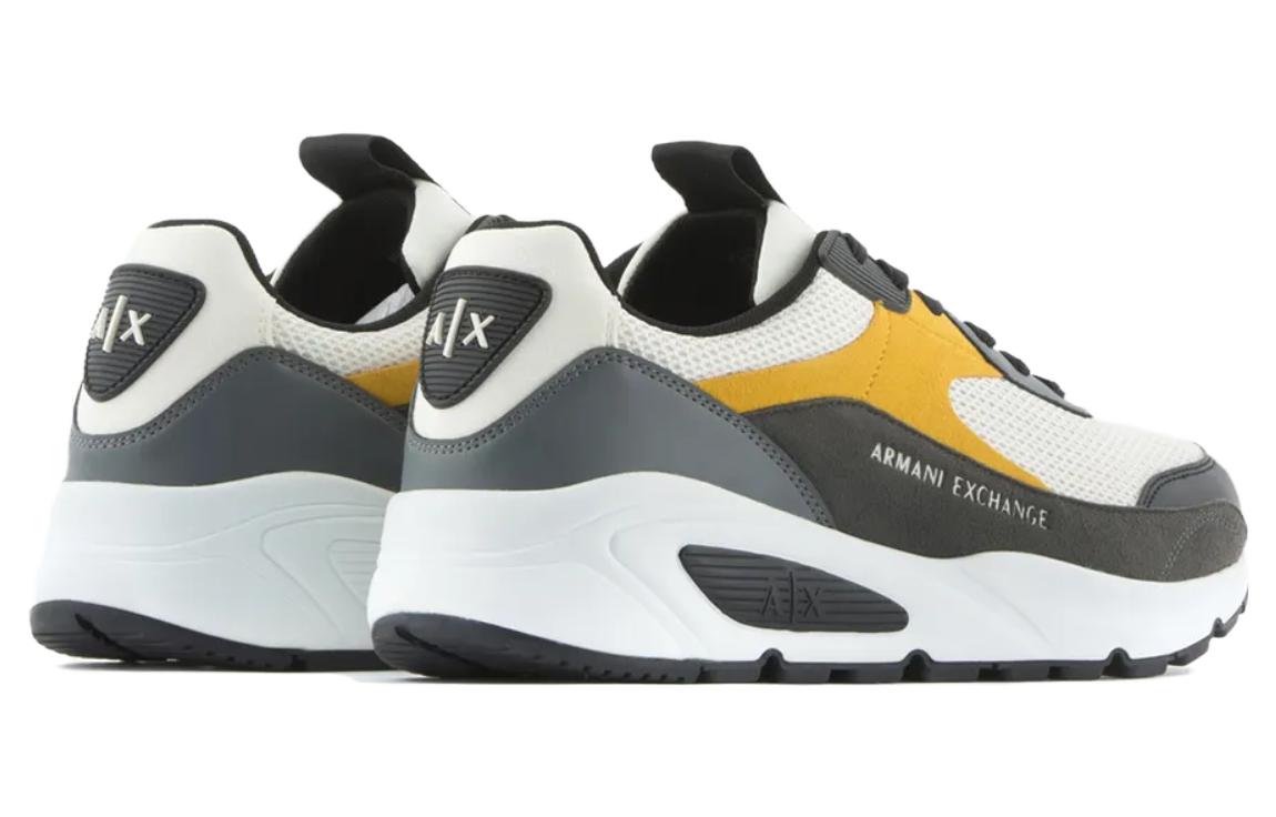 Armani Exchange Low 'Grey White Yellow' 圖 4