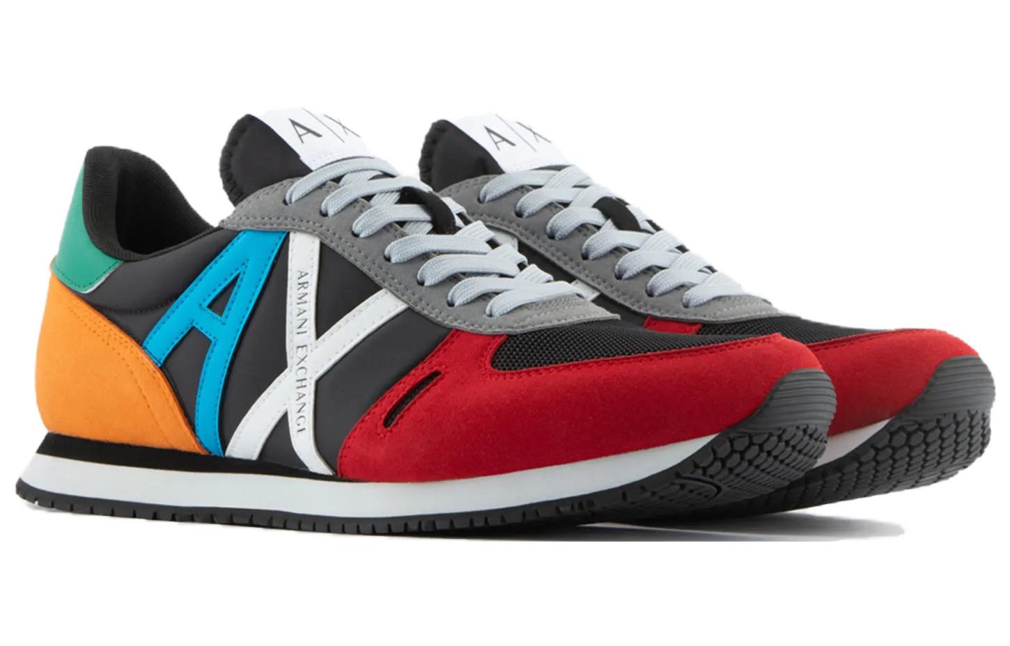 Armani Exchange Low Top 'Black Mesh Leather Nylon' 圖 3