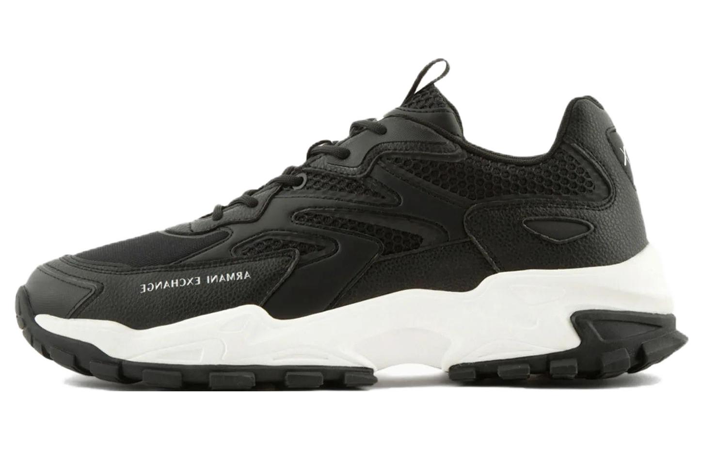 Armani Exchange Low Top 'Black Polyester' XUX159XV6421N814