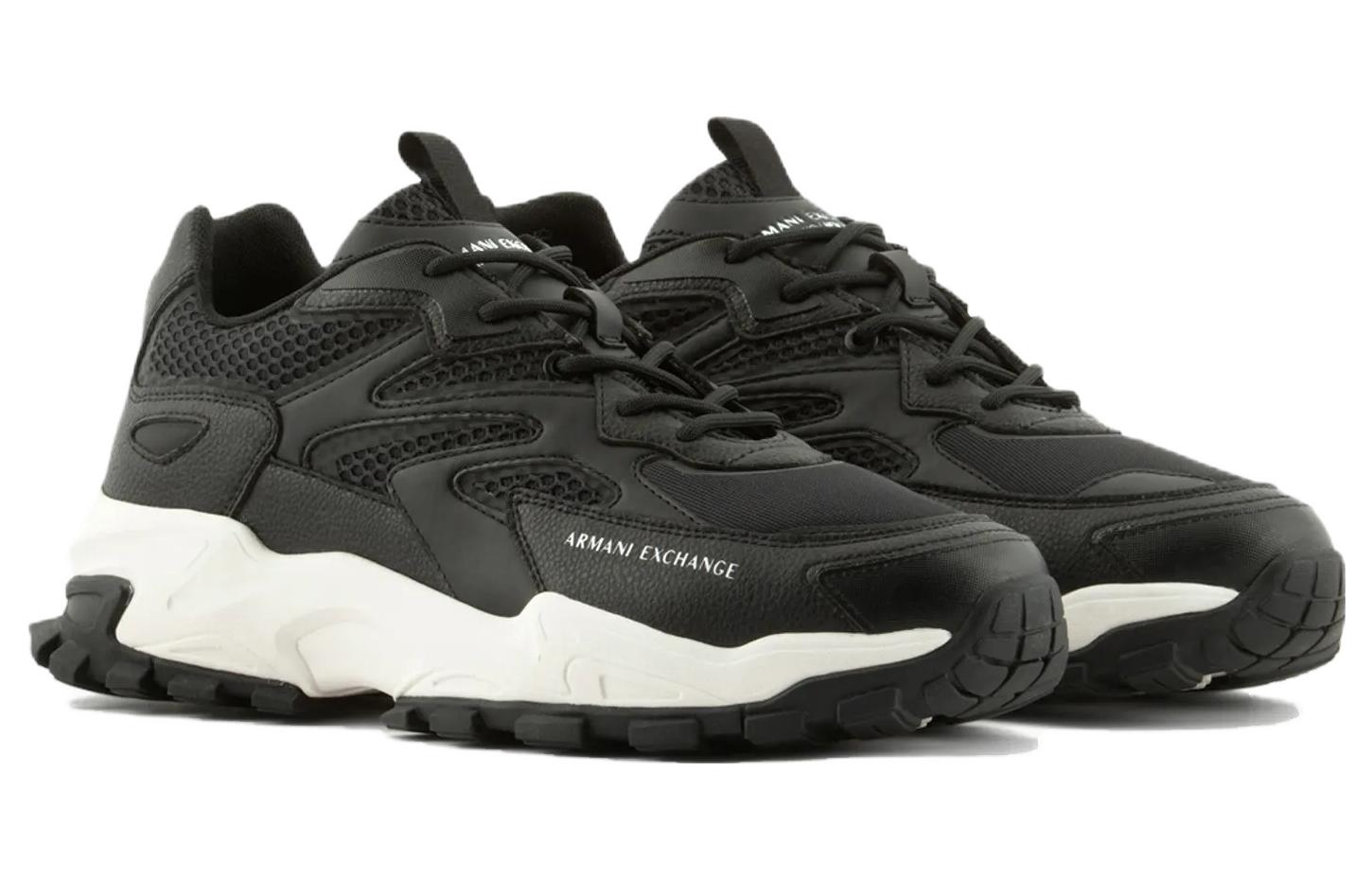 Armani Exchange Low Top 'Black Polyester' 圖 2