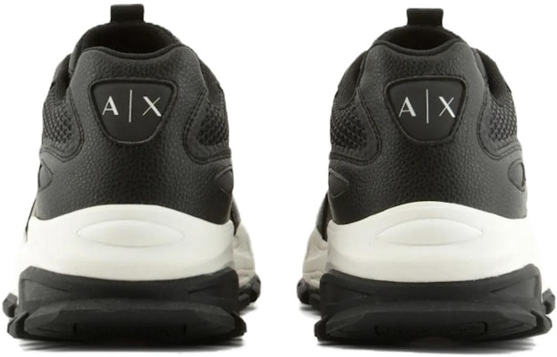 A|X ブラック ポリエステル ローカットスニーカー XUX159XV6421N814 Shop A|X ブラック ポリエステル ローカットスニーカー XUX159XV6421N814